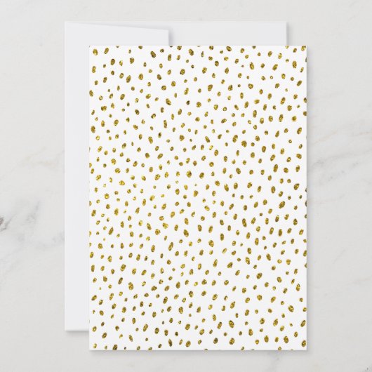 60 en Fabulous Gold Glitter 60th Birthday Kaart (Achterkant)