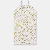 60 en Fabulous Gold Glitter Photo 60th Birthday Cadeaulabel (Achterkant)