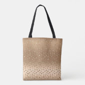 60 en Fabulous Gold Glitter Sparkle Girly 60th Tote Bag (Achterkant)