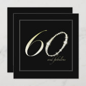 60 en Fabulous Kaart (Voorkant / Achterkant)