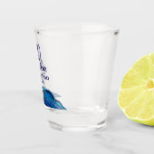 60 en Fabulous Marble Glitter Verjaardagsfeest Shot Glas (Rechts)