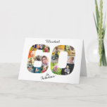 60 en Fabulous Multi Photo Friend 60th Birthday Kaart<br><div class="desc">Een geweldige manier om een vriend met een unieke "60ste verjaardag" een gelukkige 60ste verjaardag te zeggen met een unieke "60e en Fabulous" klassieke "zwarte en witte verjaardagskaart". Gebruik onze sjabloon om je eigen aangepaste fotocollage te creëer. Deze liefhebbende verjaardagskaart heeft een eenvoudig elegant chic formaat met een mooie typografie....</div>