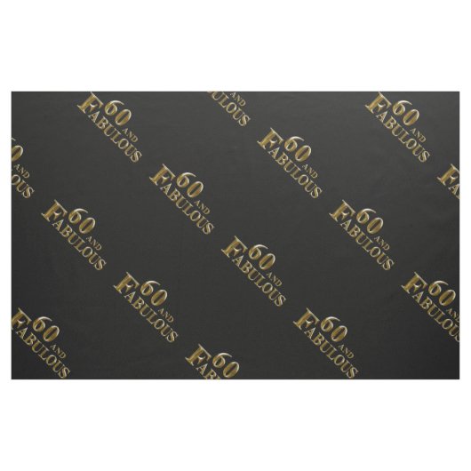 60 en Fabulous Stof (Fat Quarter)