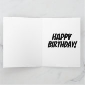 60 EN FANTASTISCH 60E VERJAARDAG Wenskaart Kaart (Binnen)