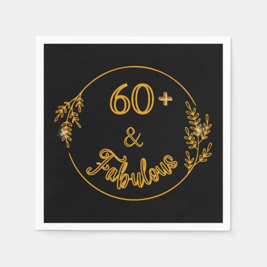 60 en fantastisch servet (Voorkant)