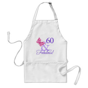 60 en feestdag standaard schort