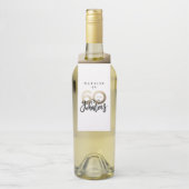 60 en geweldig bedankt voor je moderne verjaardags flessenhanger (Op fles)