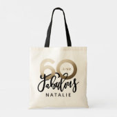 60 en geweldige verjaardagscadeautjes voor een fee tote bag (Achterkant)