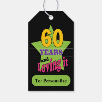60 en Loving It Cadeaulabel