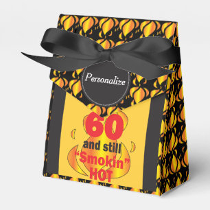 60 en nog de Hete   60ste Verjaardag van Smokin Bedankdoosjes