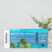 60 en nog steeds fantastische tropische verjaardag (Staand voorkant)