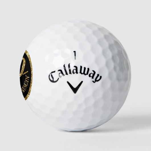 60 en nog steeds in het zand golfballen (Logo)