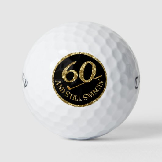 60 en nog steeds in het zand golfballen (Voorkant)