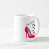 60 en Sassy 60e verjaardag Koffiemok (Voorkant rechts)