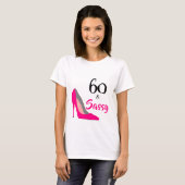 60 en Sassy 60e verjaardag T-shirt (Voorkant volledig)