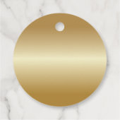 60 EN SASSY Birthday Black Gold Gift Label (Achterkant)