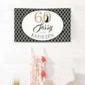 60 en Sassy Custom 60ste verjaardag Spandoek (Insitu)