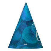 60 en Sensationeel Elegant Ocean Blue Birthday Feesthoedjes (Links)