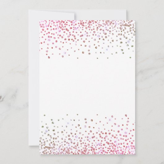 60 en sensationeel verjaardagsfeest kaart (Achterkant)