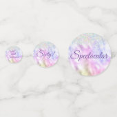 60 en spectaculaire glitter Birthday Confetti (Achterkanten)