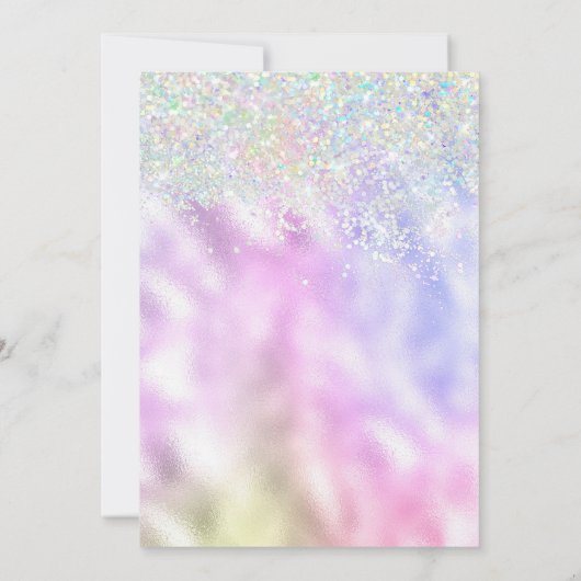 60 en Spectaculaire Glitterende Vlinders Feest Kaart (Achterkant)