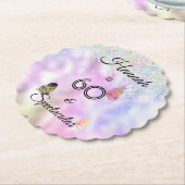 60 en spectaculaire leutervlinders van de galg kartonnen onderzetters (Gekanteld)