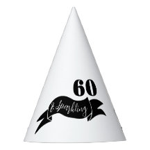 60 en sprankelende hand getekend zwart en wit