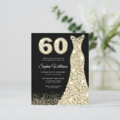 60 en verbluffend!! Begroting 60th Birthday Party  (Staand voorkant)