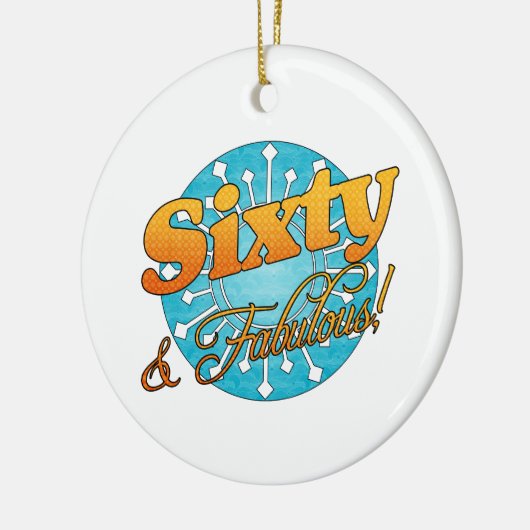 60 en verbluffend! keramisch ornament (Links)