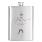 60 fabelachtig verjaardagsmonogram flacon (Voorkant)