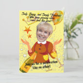 60 & Fabulous Funny Fun & Whimsical Foto Verjaarda Kaart (Staand voorkant)