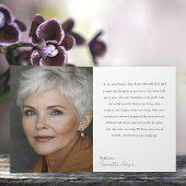 60 & Fabulous Orchid Photo Birthday Greeting Card Kaart