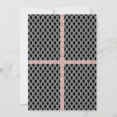 60 Fabulous Pink Glitter 60th Birthday Party Kaart (Achterkant)