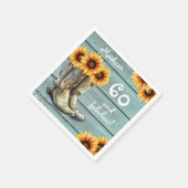 60 Fabulous Rustieke Land Zonnebloem Laarzen Custo Servet (Hoek)