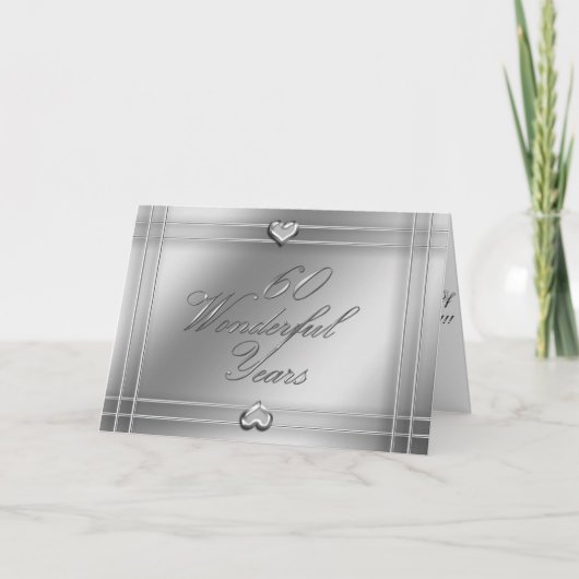 60 fantastische jaren (huwelijksverjaardag) kaart (Voorkant)