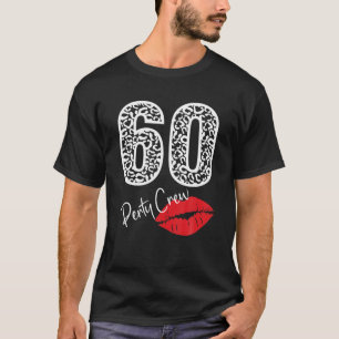 60 Feest Crew Drinken Bier Cadeaus 60 Jaren Gelukk T-shirt