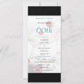 60 Festiviteiten op de verjaardag van de KLANT Kaart (Achterkant)