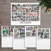 60 foto aangepaste moderne familie collage - 2024 kalender