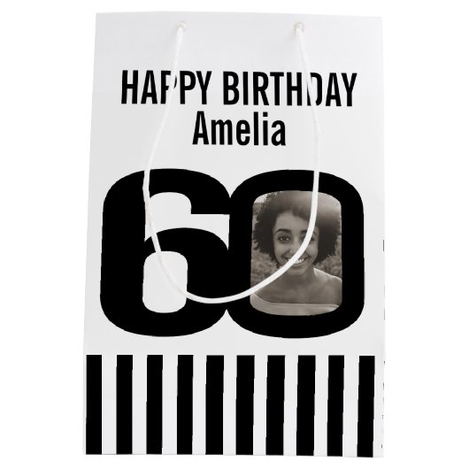 60 foto cadeautas voor zwarte en witte verjaardags