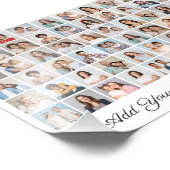 60 Foto Collage Voeg een groetfoto-uitbreiding toe Afdruk (Hoek)