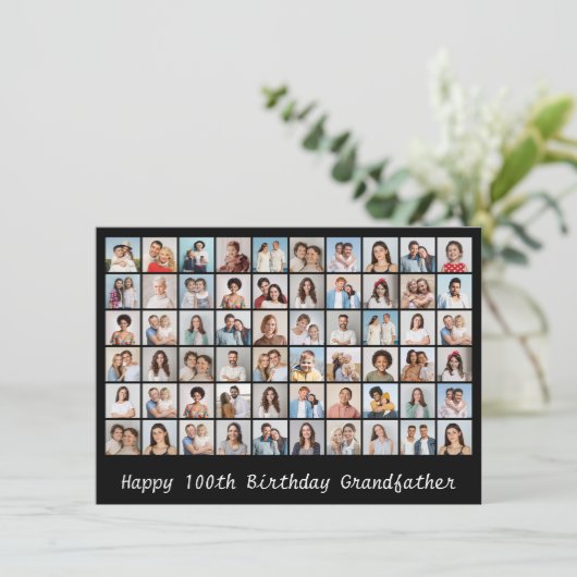 60 Foto Collage Voeg een willekeurige naam en oude (Staand voorkant)