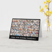 60 Foto Collage Voeg een willekeurige naam en oude Kaart (Gele Bloem)