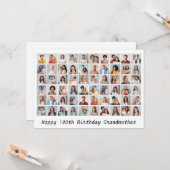 60 Foto Collage Voeg een willekeurige naam en oude Kaart (Voorkant / Achterkant in situ)