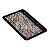 60 Foto Collage Voeg elke naam en leeftijd toe Magneet (Rechterzijde)