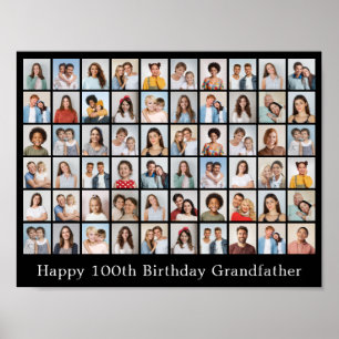 60 Foto Collage Voeg Je Eigen Groet Toe Poster