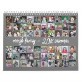 60 Foto - Custom Modern Family Sjabloon Grey 2023 Kalender (Hoes)