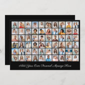 60 Fotocollage Voeg uw eigen Wenskaart toe (Voorkant / Achterkant)