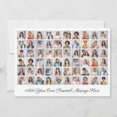 60 Fotocollage Voeg uw eigen Wenskaart toe (Voorkant)