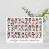 60 Fotocollage Voeg uw eigen Wenskaart toe (Staand voorkant)