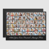 60 Fotocollage Voeg uw magnetische Kaart van de Gr (Voorkant / Achterkant)